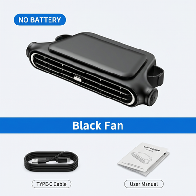 NOVAIRE™ Headrest Car Cooling Fan | USB & 3000mAh, 3 Speeds